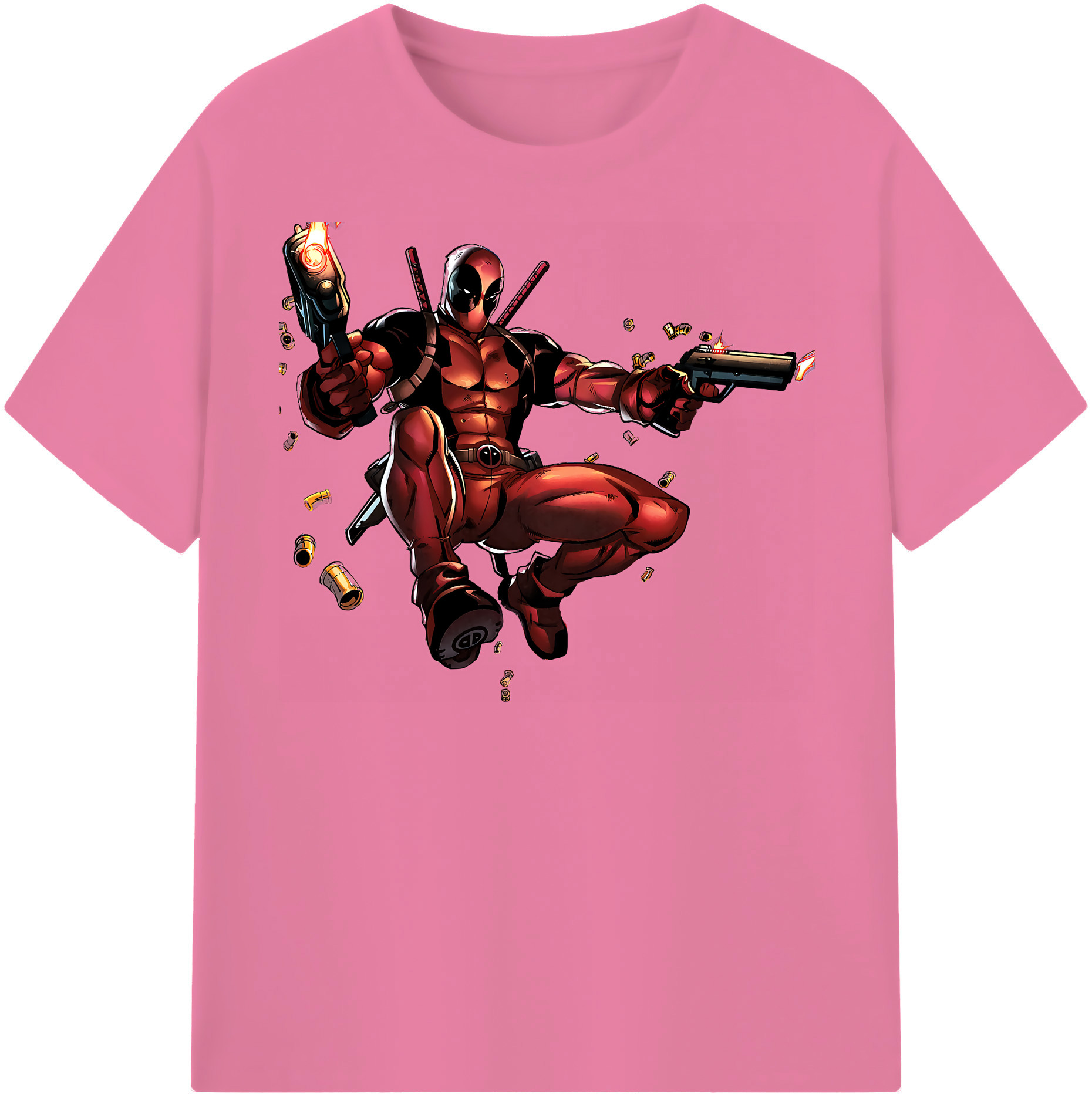 （画像用） Deadpool デッドプール 綿100％半袖Tシャツ（フロントプリント）
